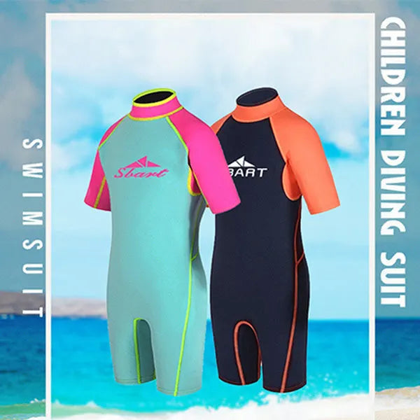 SBART 2MM Neoprene Diving Wetsuits Children Winter Warm Swimming Spearfishing Snorkeling Surfing Scuba Diving Wet Suits