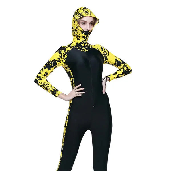 SBART Women Men Diving Wetsuit Long Sleeve Spearfishing Surfing Diving Wetsuit