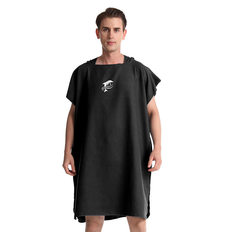 Quick Dry Hooded Towel with Hood Wetsuit Changing Towel