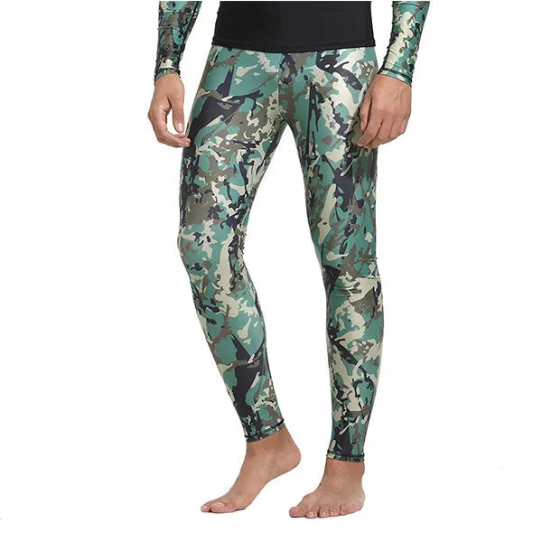 SBART Camouflage Men Rashguard Shirt Pant