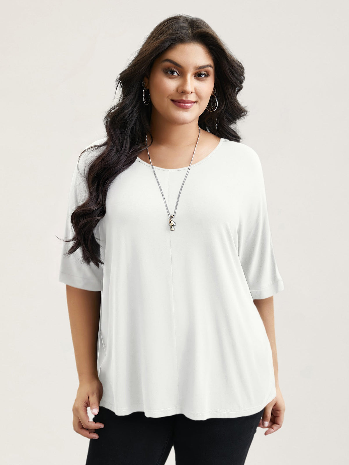 Supersoft Round Neck Plain T-Shirt