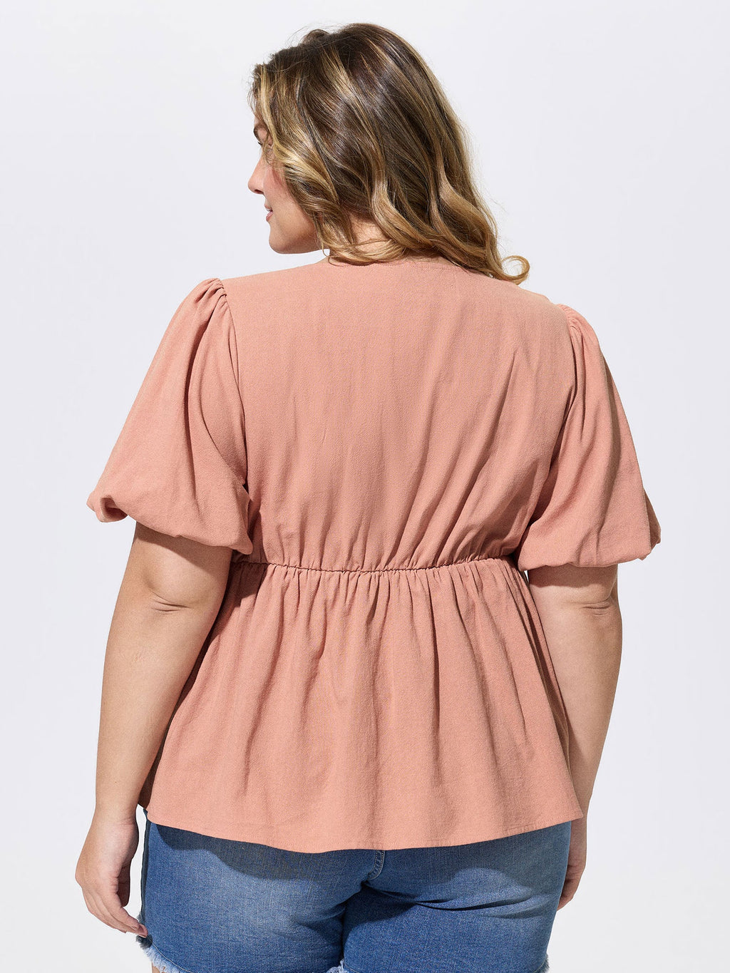 Lace Trim Tassel Drawstring Blouse