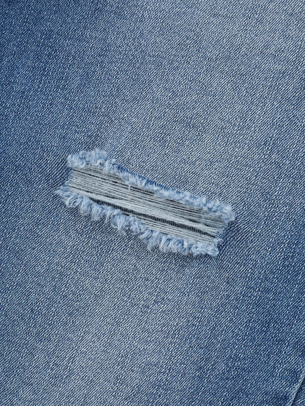 Ripped No-Gap Waist Skinny-Fit Jeans