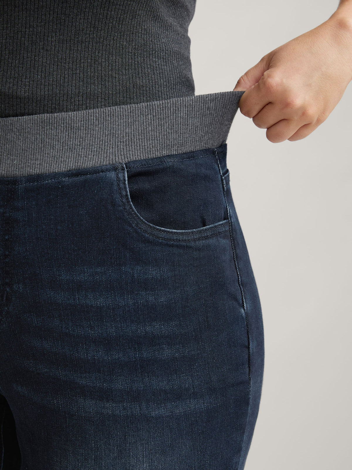 Pull-On High-Rise Skinny-Fit Jeans