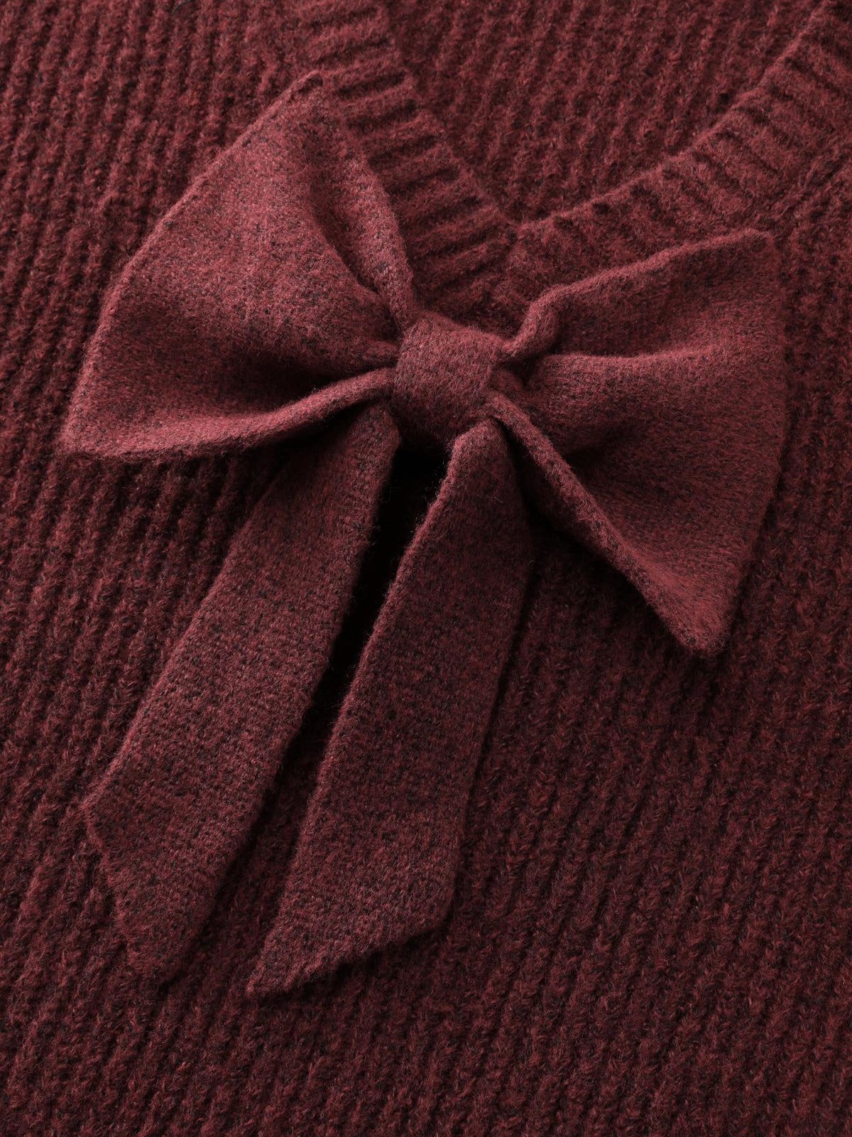 Bow Back Cut-Out Super Stretchy Pullover