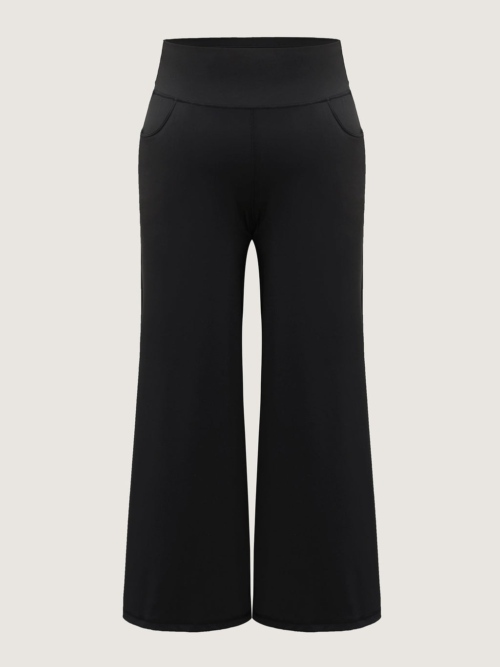 Super Stretchy Wide-Leg Casual Pocket Pants