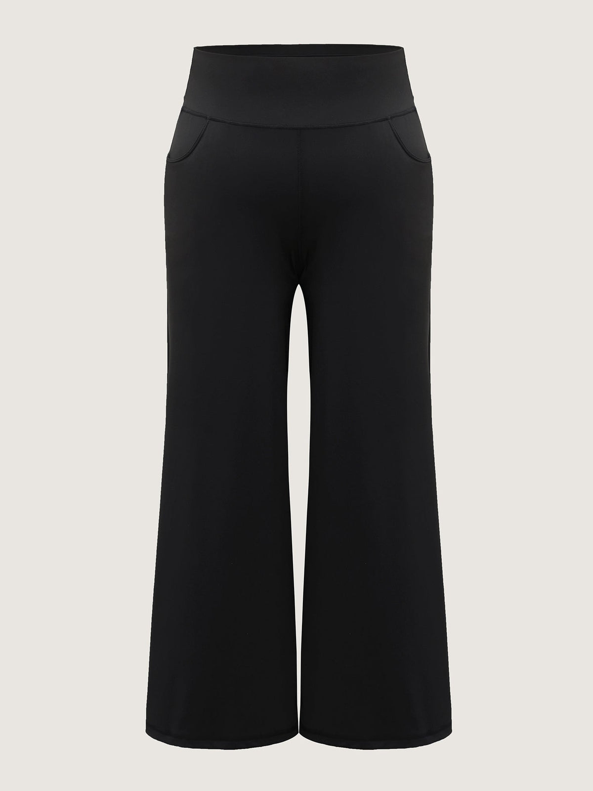 Super Stretchy Wide-Leg Casual Pocket Pants