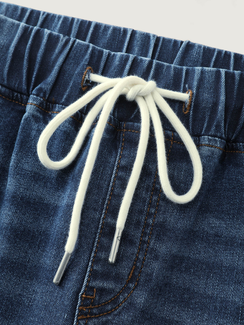 Easy Pull-On Stretchy Wide-Leg Jeans