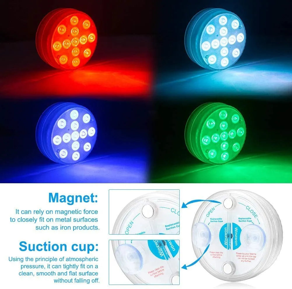16 Colors Submersible Led Pool Lights