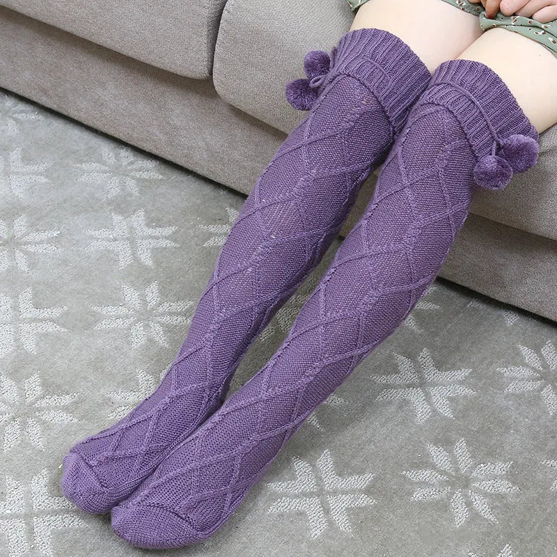 Over The Knee Knit Socks