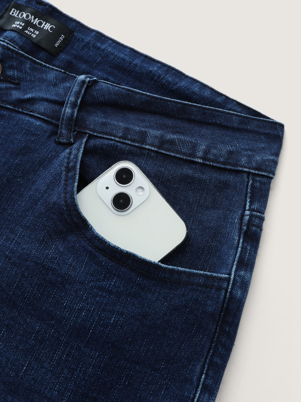 Stretchy Mid-Rise Bootcut Jeans