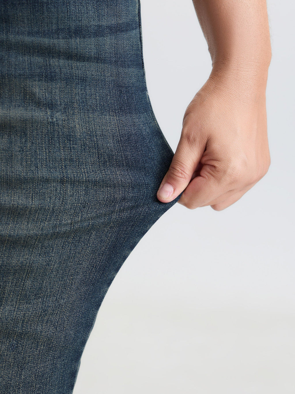 Stretchy Mid-Rise Skinny-Fit Jeans