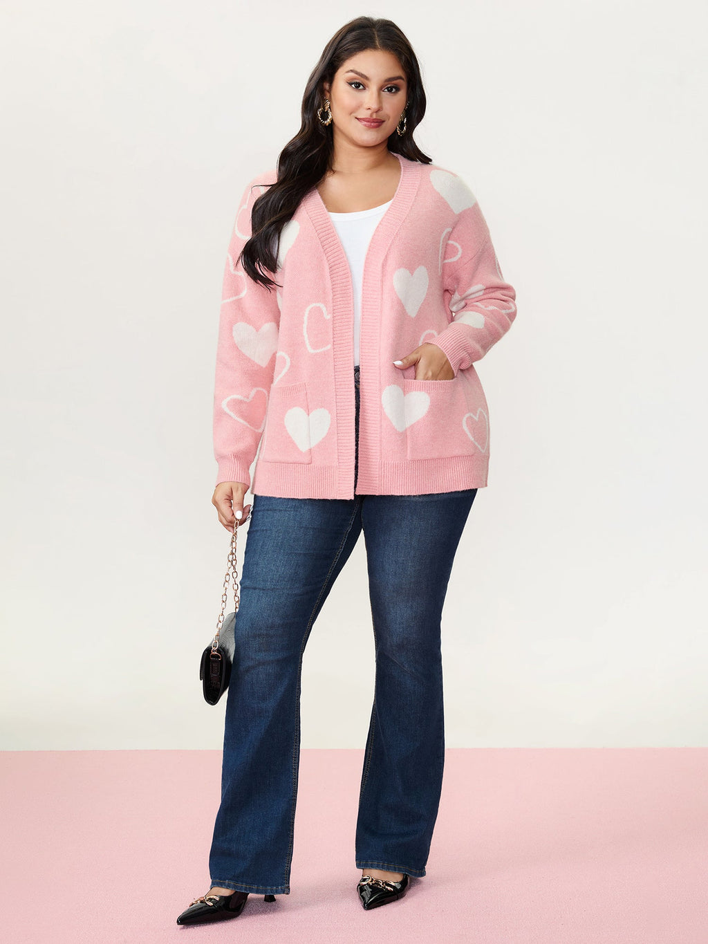 In Love Pockets Front-Open Knit Cardigan