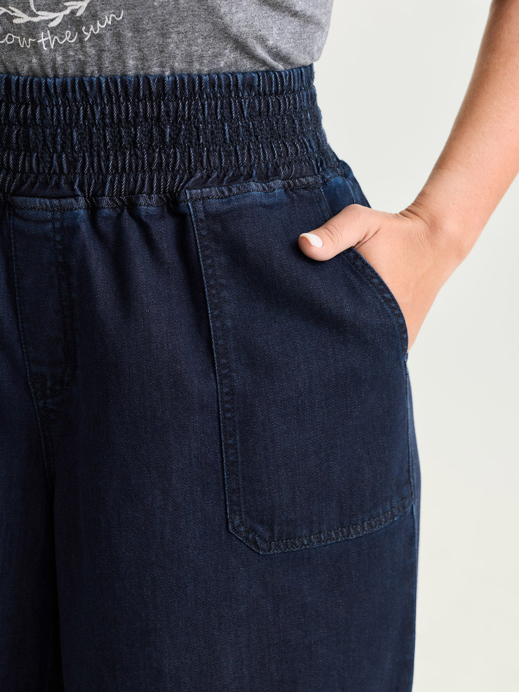 Supersoft Stretchy Wide Waistband Jeans