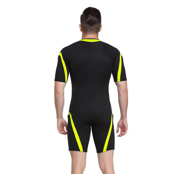 SBART 2mm Neoprene Men Wetsuit One Piece Swimsuit Snorkeling Suit