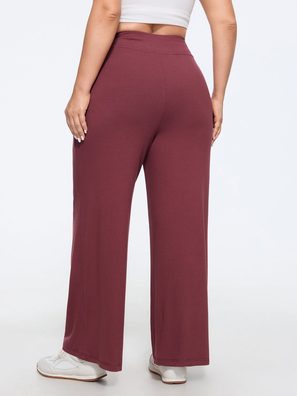 Stretch Crossover Waist Pocket Pants