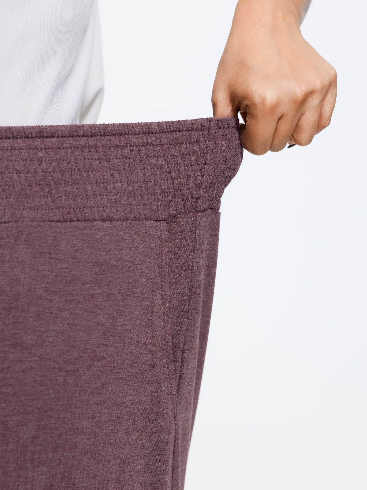 Supersoft Elastic Waist Ruffle Hem Wide Leg Pants