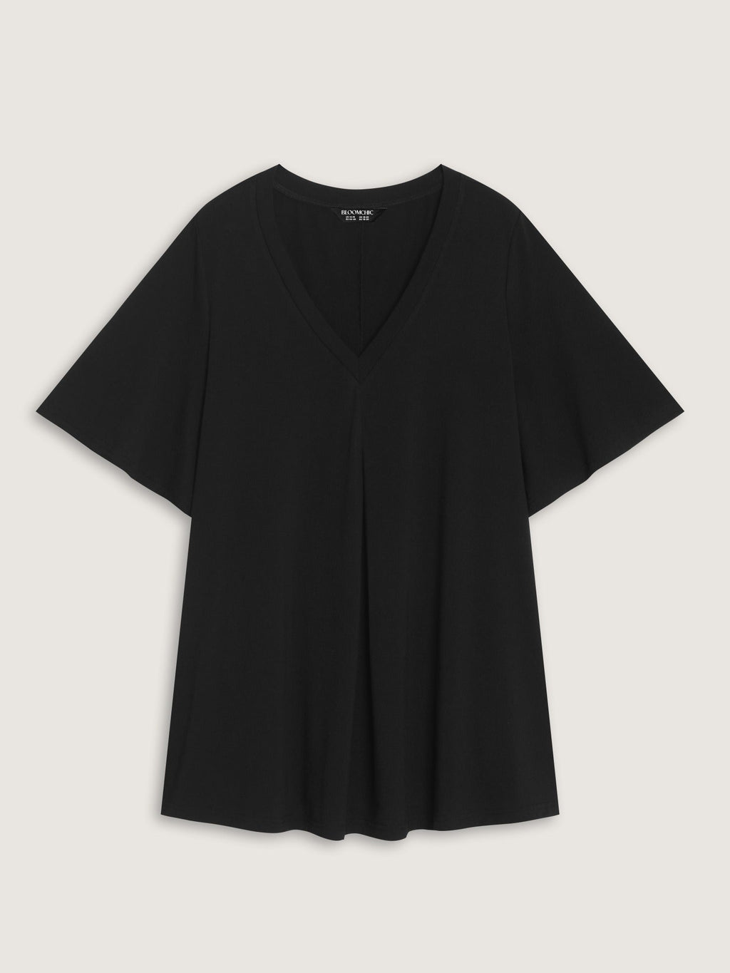 Supersoft Stretchy Front Pleat Loose T-Shirt