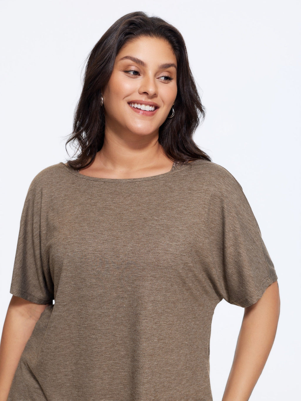 Supersoft V-Back Twist Lace Top