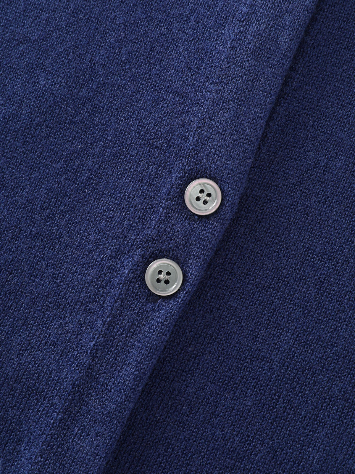 Round Neck Front Button Sweater Vest