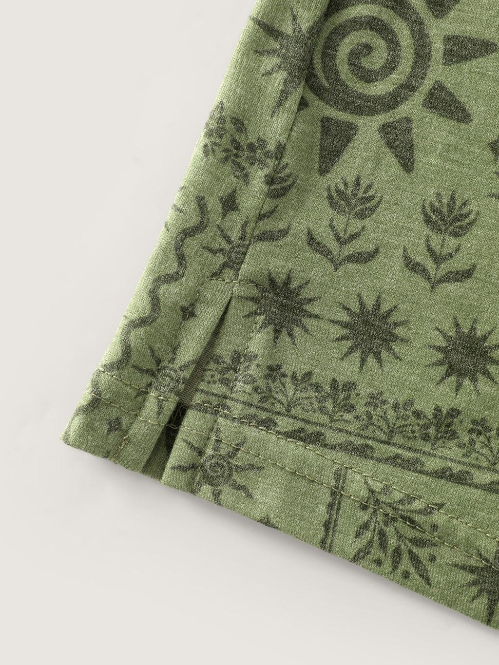 Supersoft Stretch Moon Star Print Crew Neck T‑Shirt