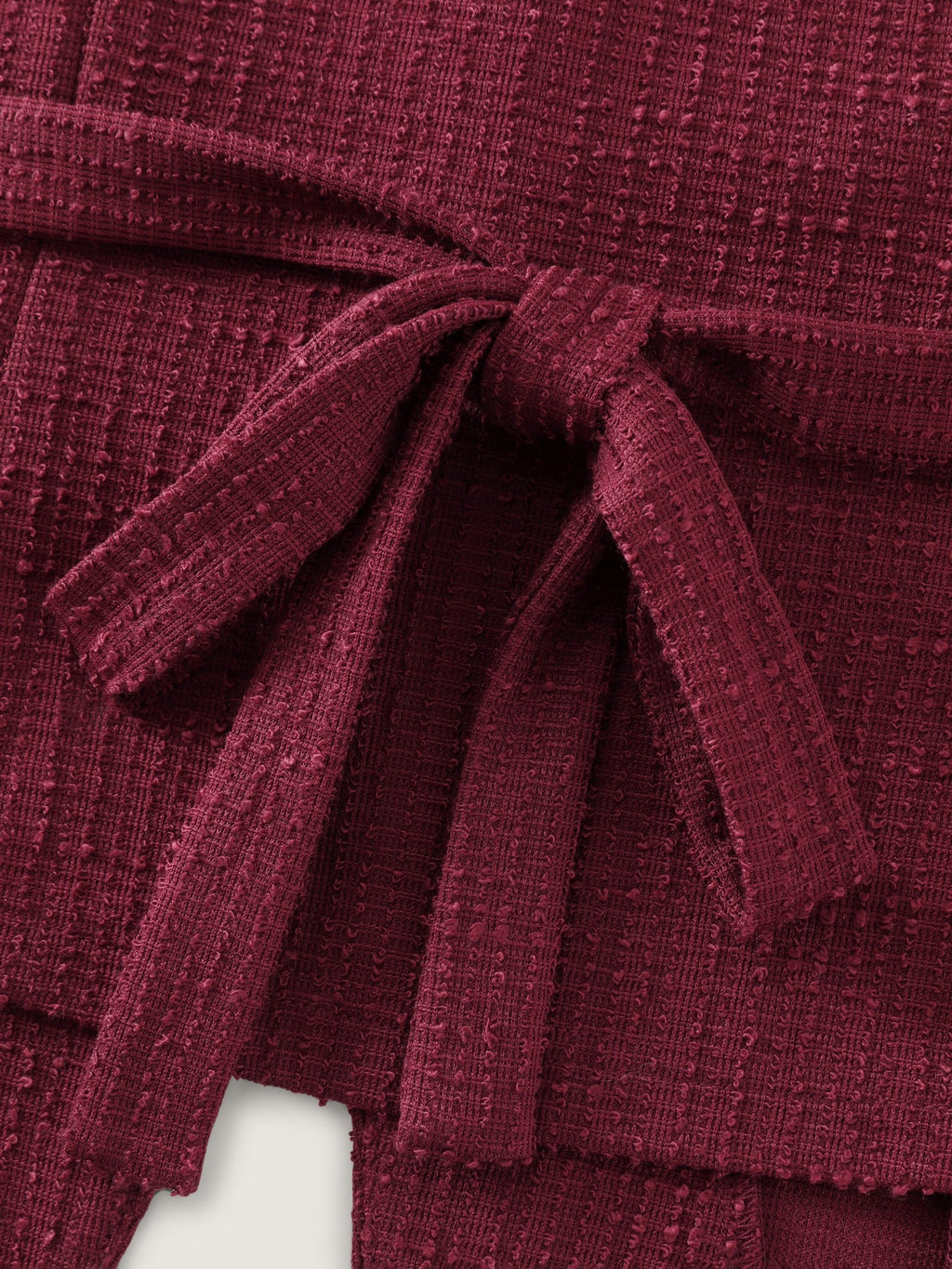 Square Neck Button Front Tweed Tank Top
