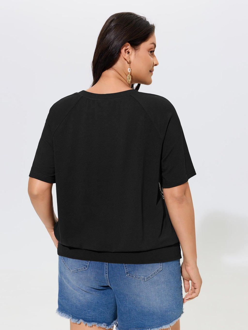 Supersoft Boho Print Raglan Sleeve T-Shirt
