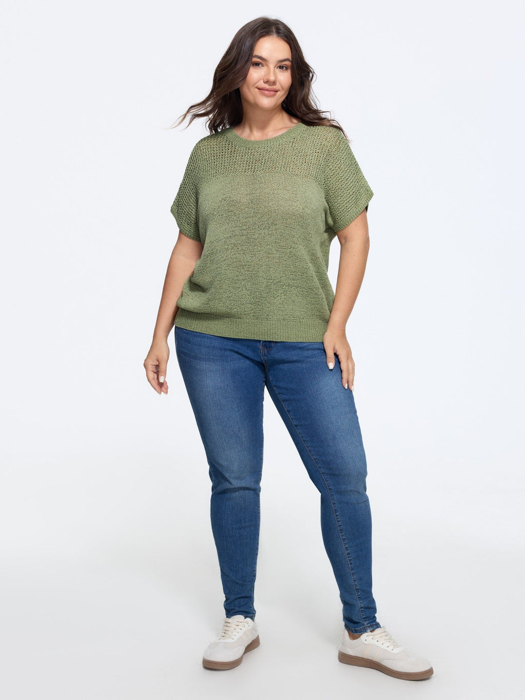 Texture Crew Neck Short Sleeve Pullover