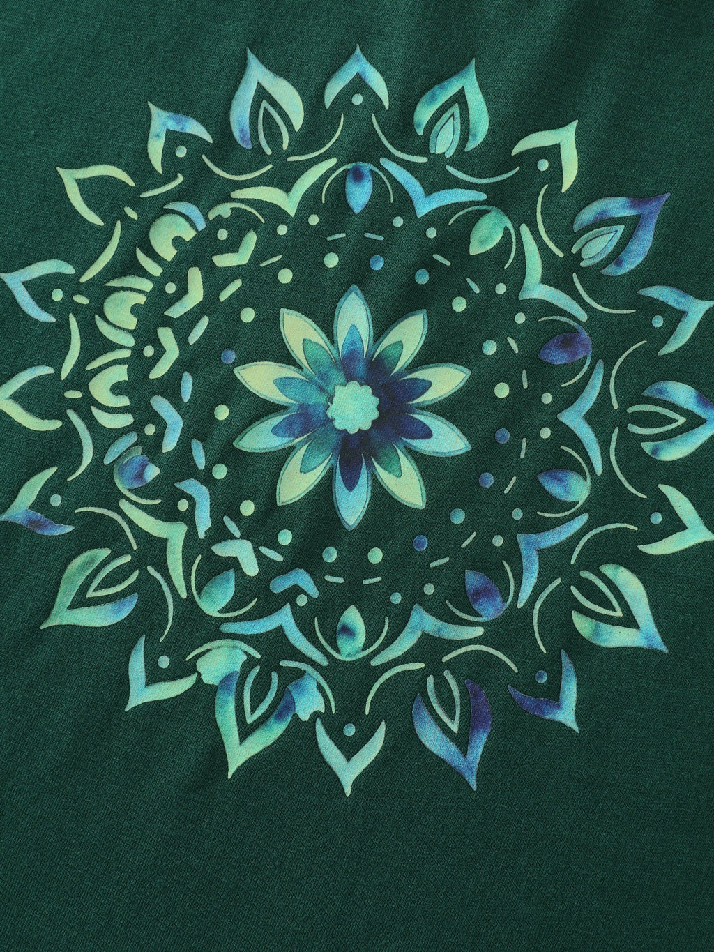 Supersoft Mandala Print Crew Neck T-Shirt