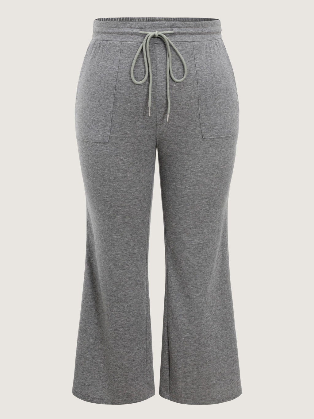 Supersoft Heather Drawstring Waist Flare Pants