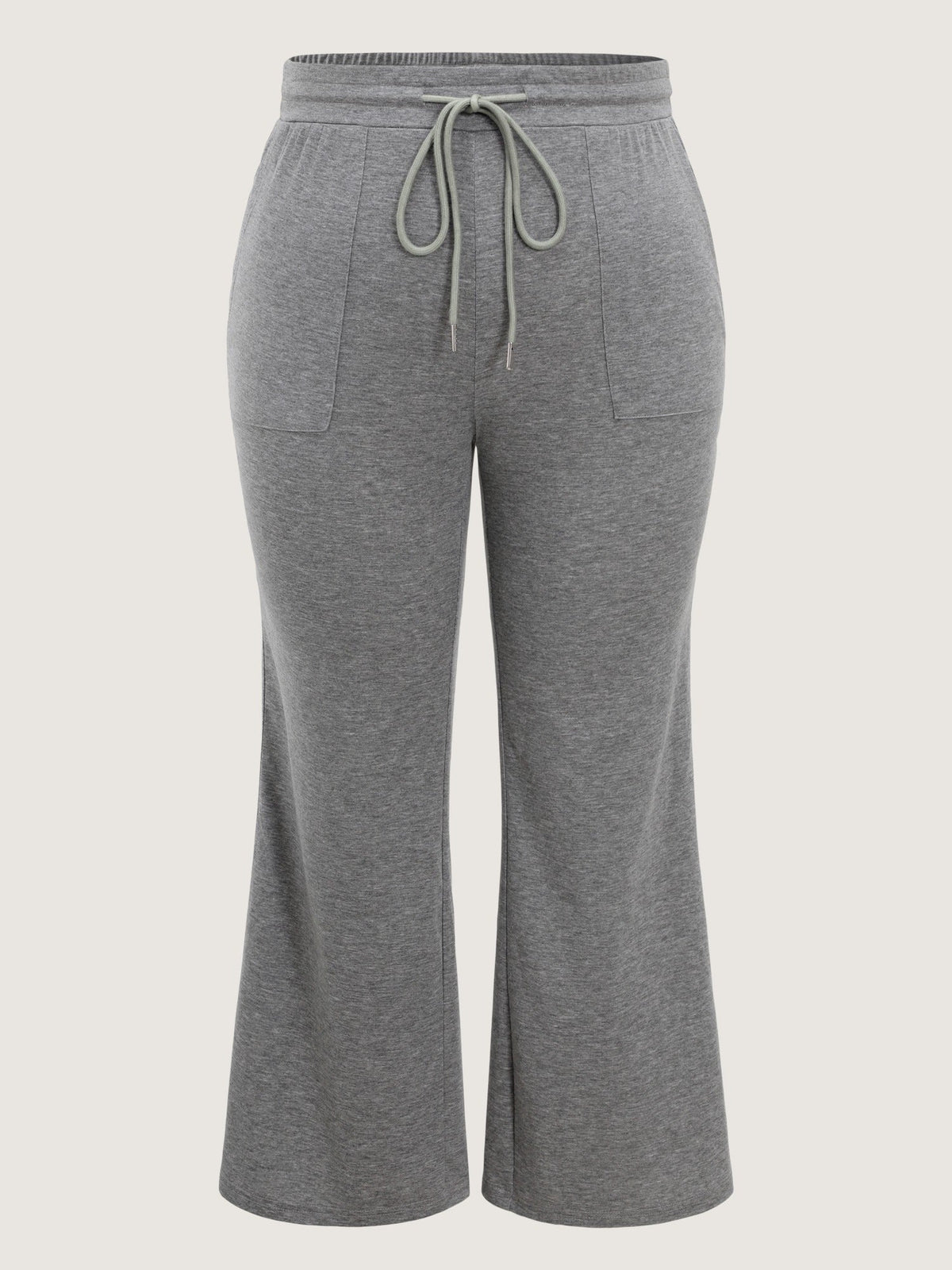 Supersoft Heather Drawstring Waist Flare Pants