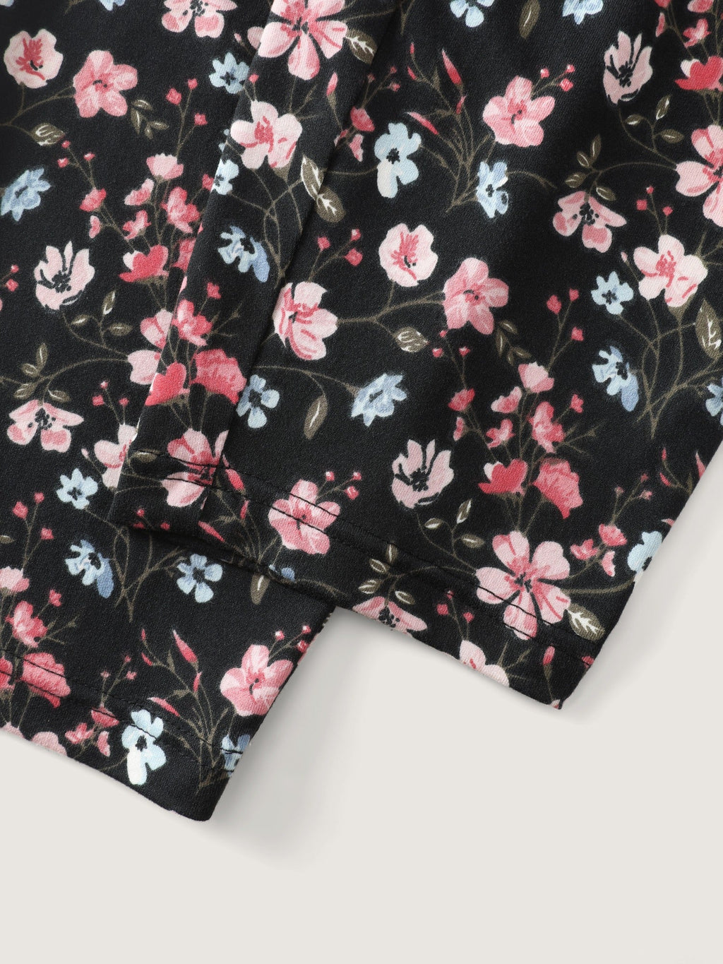 Stretchy Floral Print High Waist Pocket Leggings