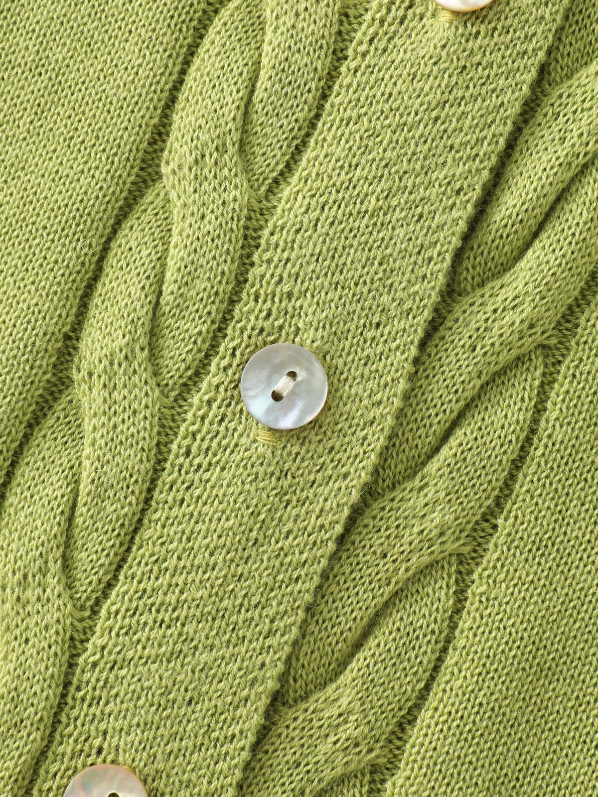 Supersoft Polo Collar Cable Knit Button Down Cardigan