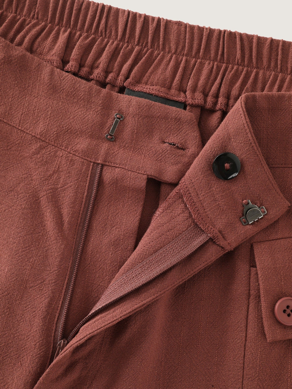 High Waist Flap Pocket Ruched Jogger Pants