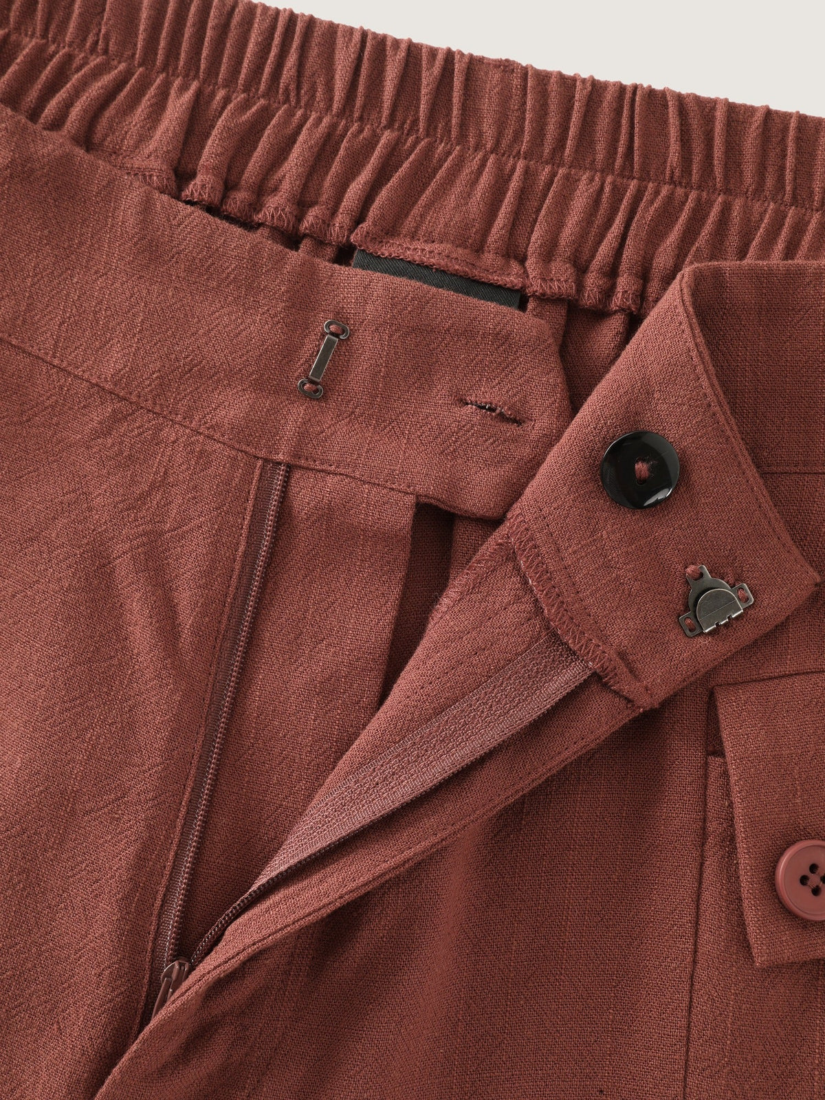 High Waist Flap Pocket Ruched Jogger Pants
