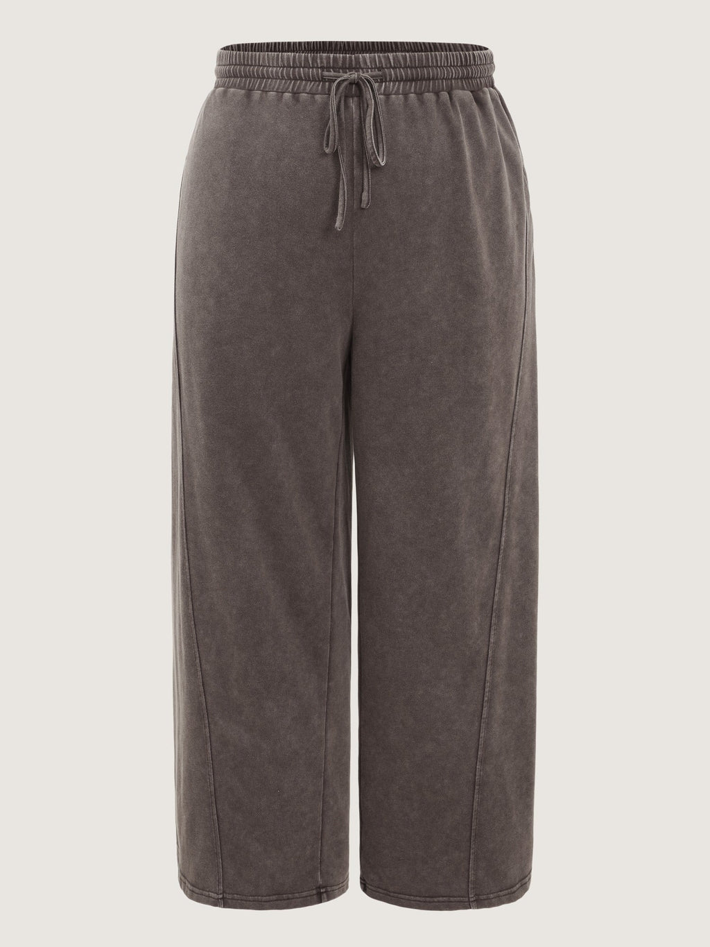 Supersoft Wash Drawstring Waist Pocket Wide Leg Pants