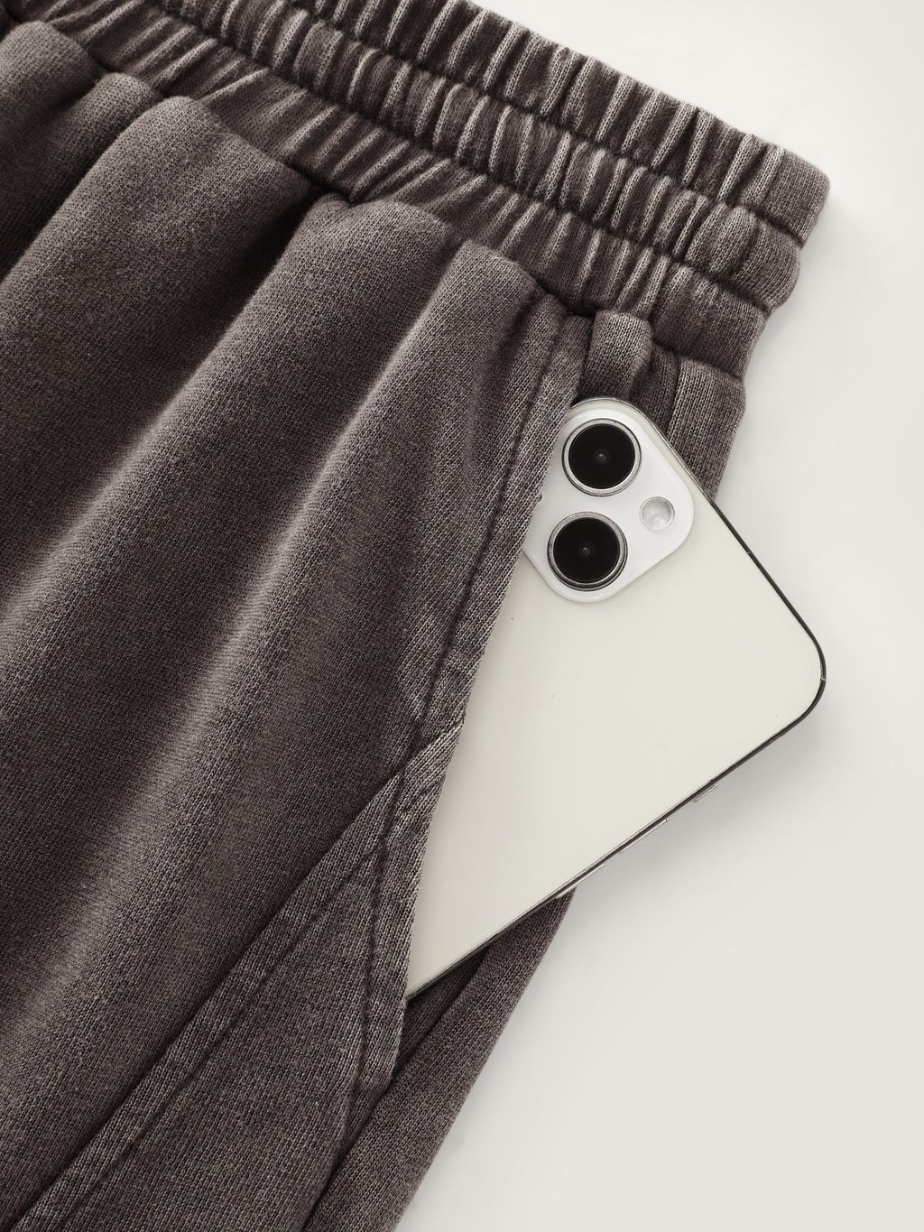 Supersoft Wash Drawstring Waist Pocket Wide Leg Pants