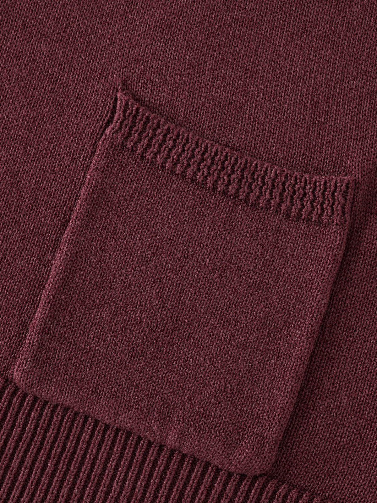Shawl Collar Side Slit Pockets Pullover