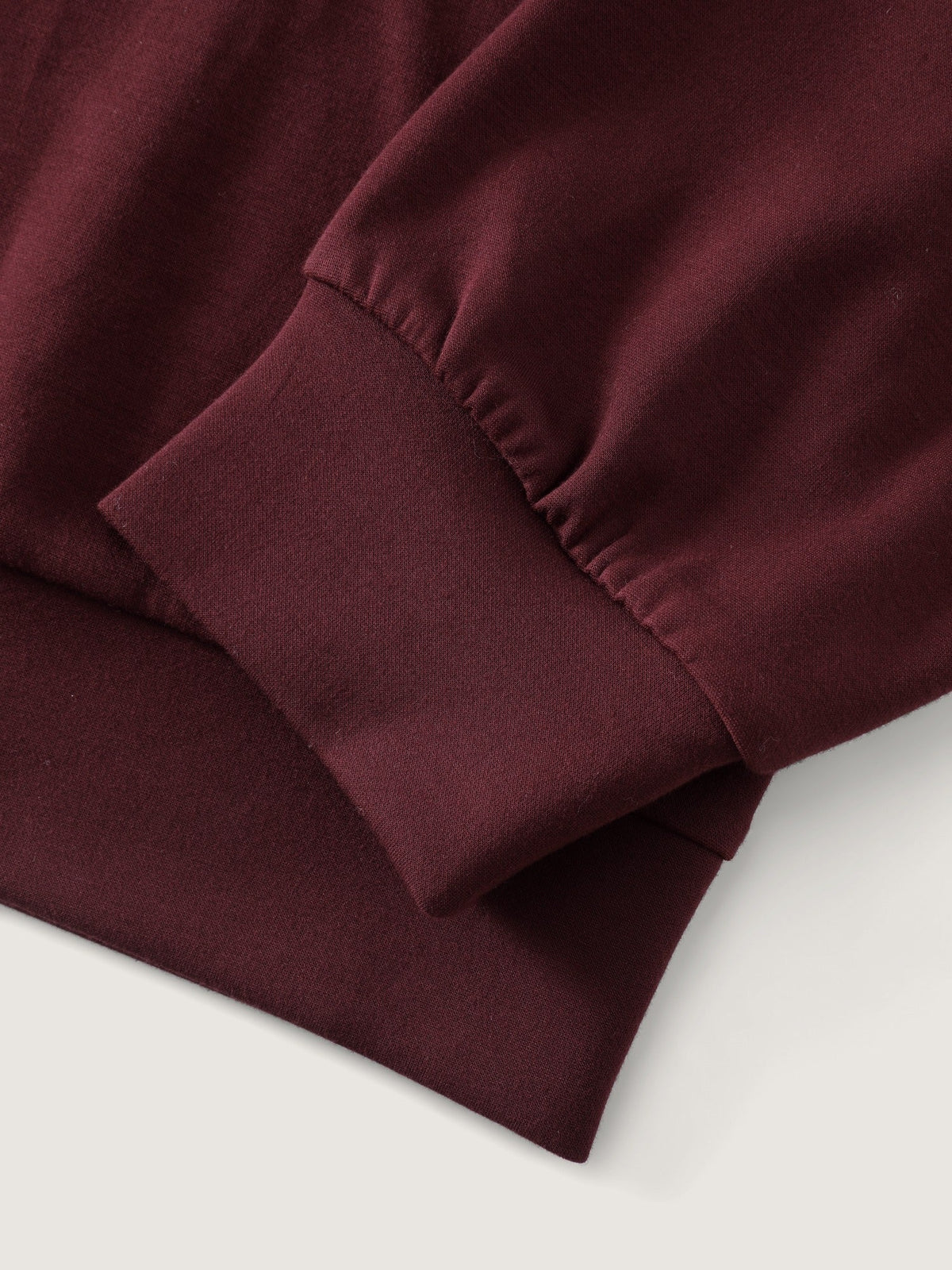 Supersoft Half Zip Collar Loose Sweatshirt