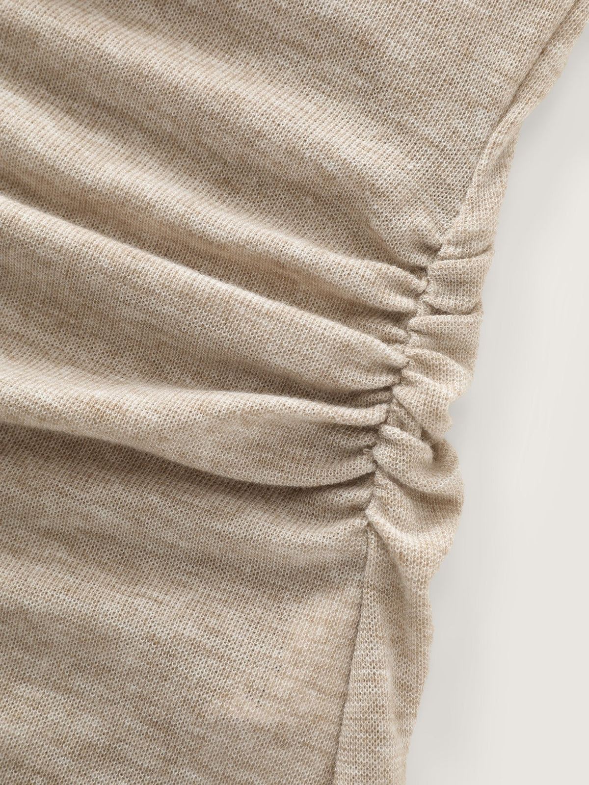 Asymmetric Neck Button Detail Long Sleeve T-Shirt