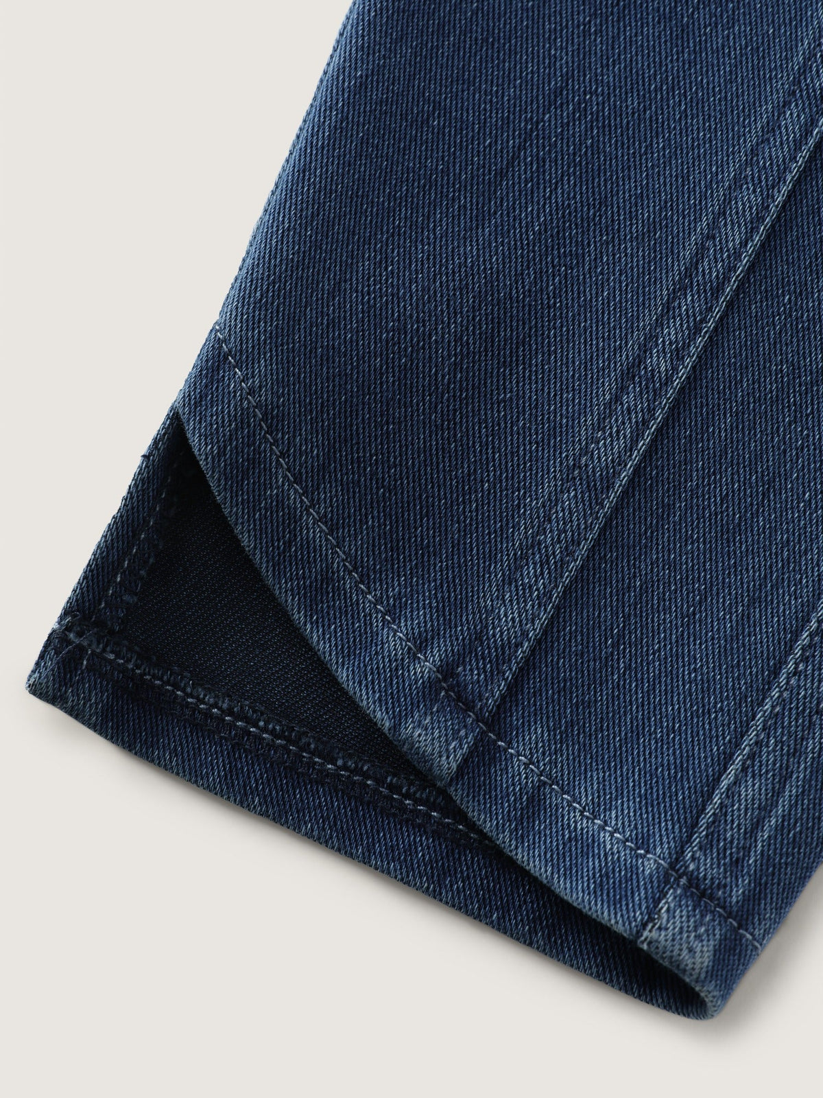 Supersoft Stretch Front Slit Hem Skinny Jeans