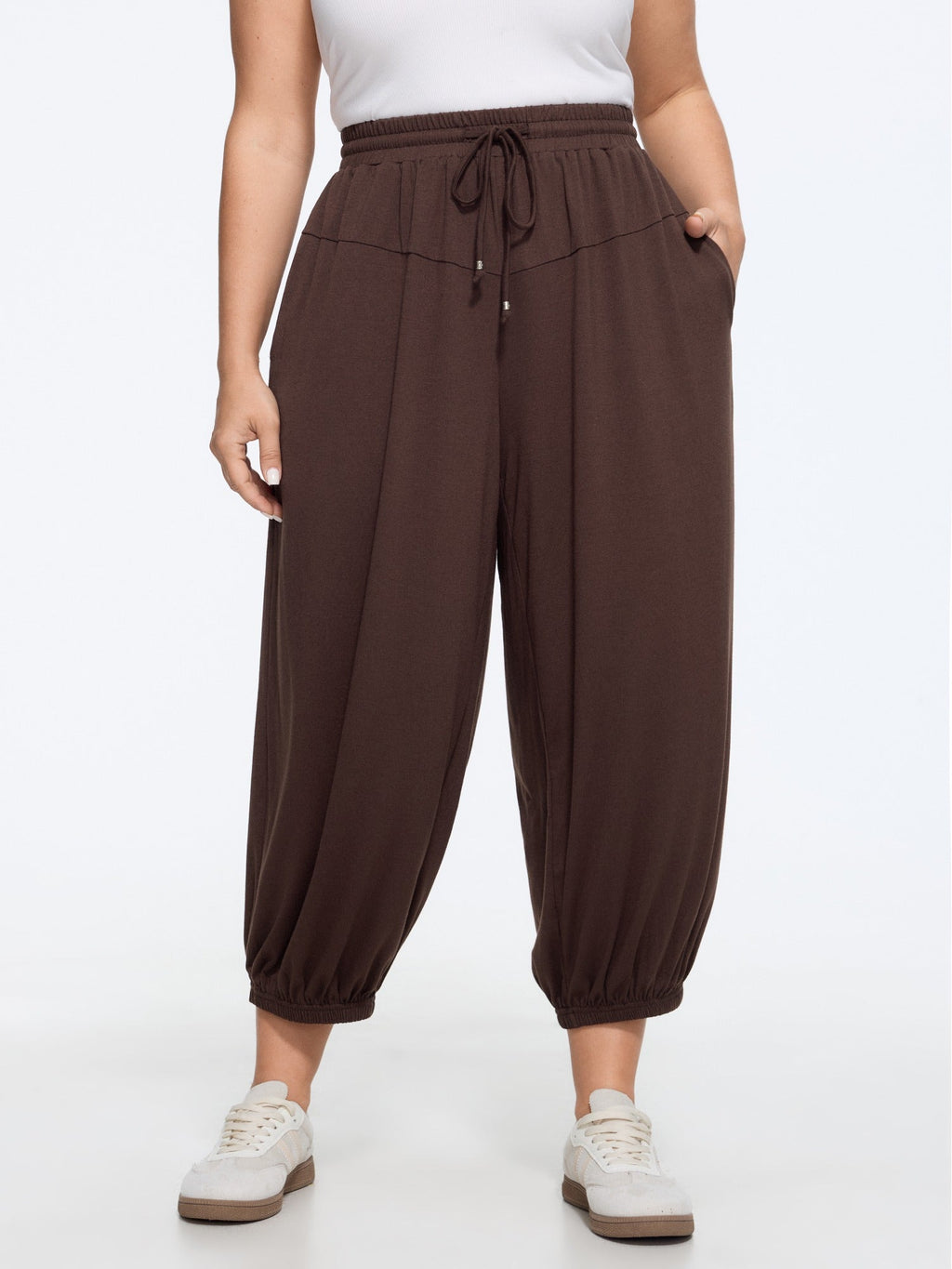 Supersoft Drawstring Elastic Waist Jogger Pants