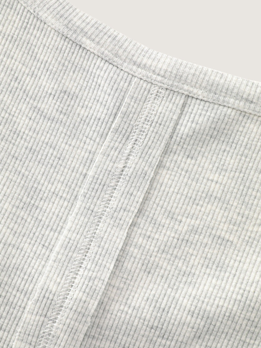 Supersoft Solid Button Detail Ribbed Knit T-Shirt