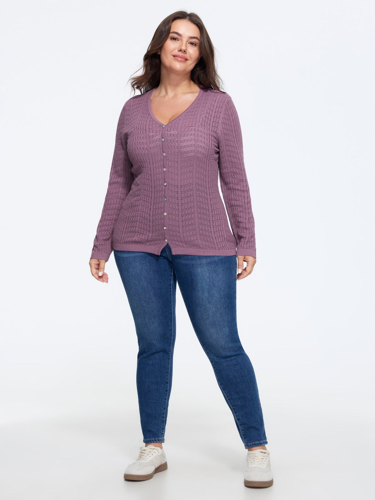 Supersoft Breathable Button Front Cardigan