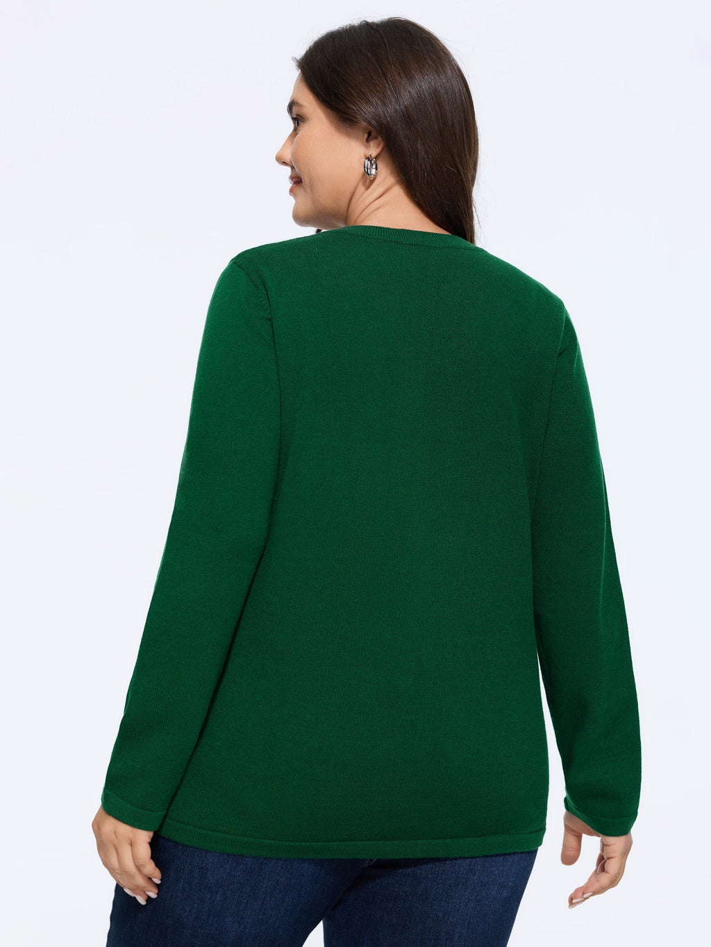 Supersoft Solid Crew Neck Basic Pullover