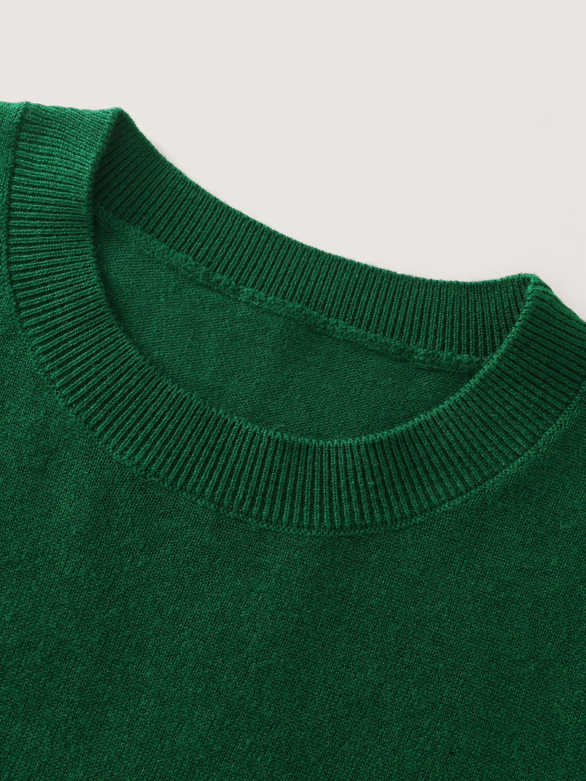 Supersoft Solid Crew Neck Basic Pullover