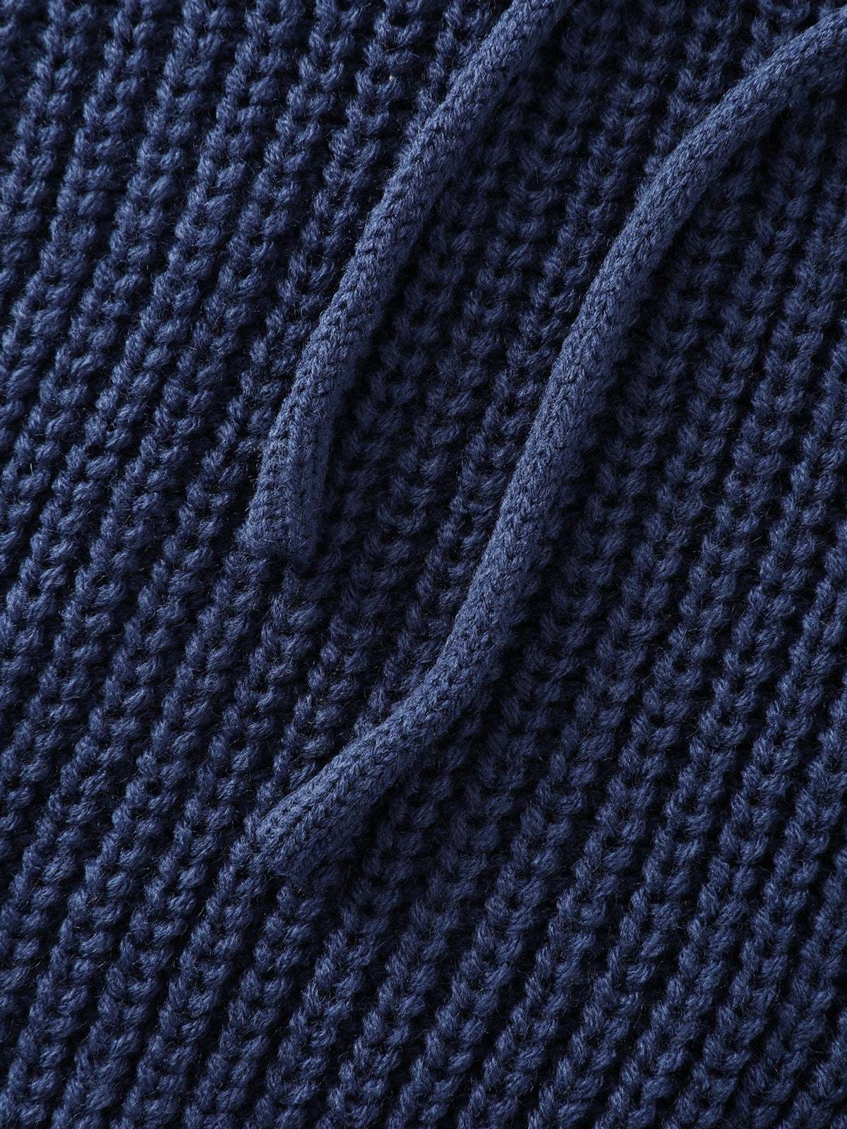 Textured Full Zip Drawstring Hooded Sweater Vest