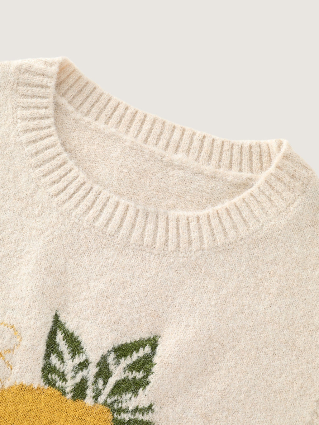 Lemon Jacquard Crew Neck Sweater Vest