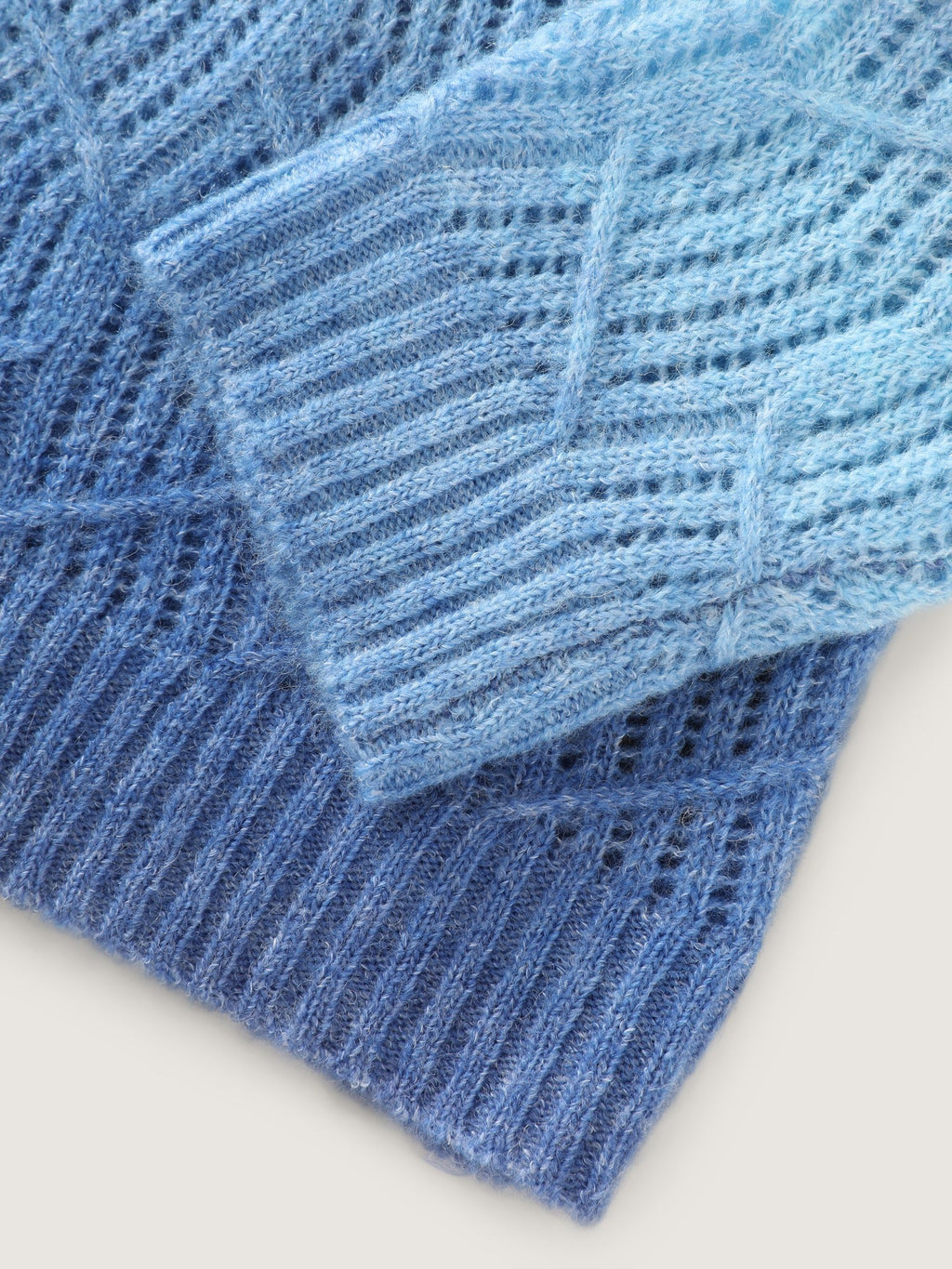 Ombre Gradient Button‑Front Cardigan