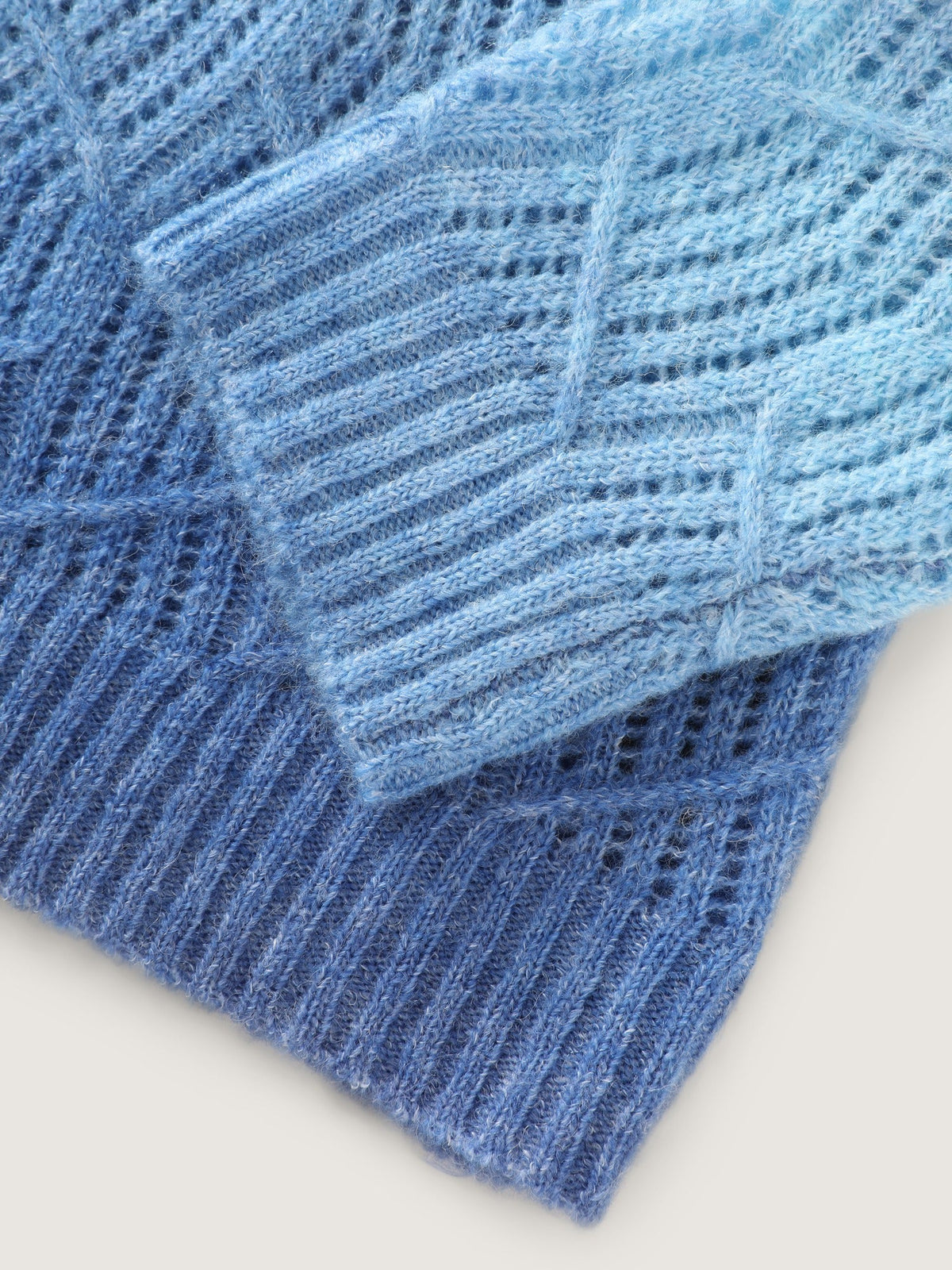 Ombre Gradient Button‑Front Cardigan